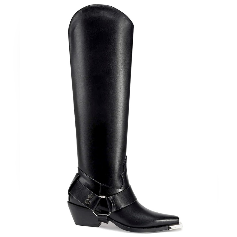 AZALEA Wang Lincolnpark Western Boot 7.5 Knee High Moto